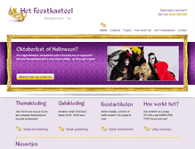 Tablet Screenshot of hetfeestkasteel.nl